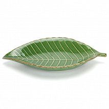 Блюдо глубокое GREEN 31X16X4.2 CM (керамика)