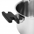 Кастрюля ELIZ 24x13 см / 5,6л со стеклянной крышкой (нерж.сталь)