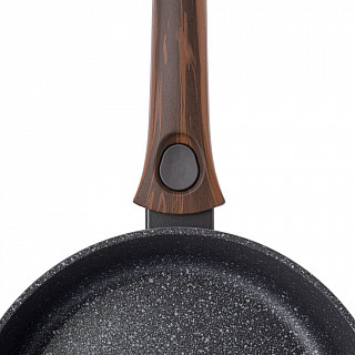 Глубокая cковорода CAPELLA 28x8см со съемной ручкой и стеклянной к