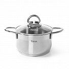 Кастрюля MONICA 18x10.5 см / 2.6 л со стеклянной крышкой