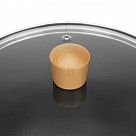 Кастрюля SEAGREEN 28x12см / 6л. со стеклянной крышкой (эмалированны