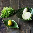 Блюдо глубокое GREEN 35.5X22X5.5 CM (керамика)