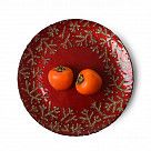 Блюдо сервировочное 33 см New Year red