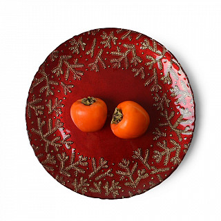 Блюдо сервировочное 33 см New Year red Блюдо сервировочное 33 см New Year red