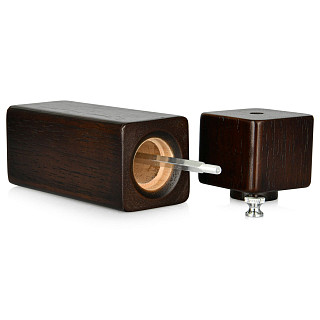 Мельница для перца квадратная 16,5x5см (деревянный корпус, нерж.ста Мельница для перца квадратная 16,5x5см (деревянный корпус, нерж.ста