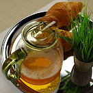 Кувшин стеклянный для горячих и холодных напитков 1,5л