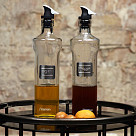 Набор стеклянных бутылок для масла и уксуса 2х500мл 6419