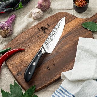 Поварской нож HATTORI 16см hammered (420J2 сталь) Поварской нож HATTORI 16см hammered (420J2 сталь)