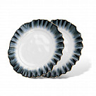 Набор из 2 тарелок GALACTIC WAVES 21 см (фарфор)