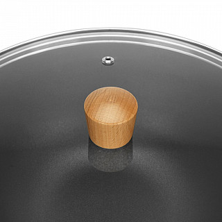 Кастрюля SEAGREEN 32x12,5см / 8л. со стеклянной крышкой (эмалирован