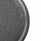 Сковорода для жарки UNIQUE PRO 20x5,9см со стеклянной крышкой (алю