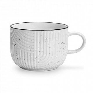 Чашка ART DECO 250мл с блюдцем (фарфор)