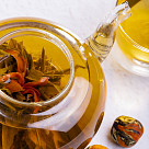 Заварочный чайник 800 мл со стальным фильтром (жаропрочное стекло)