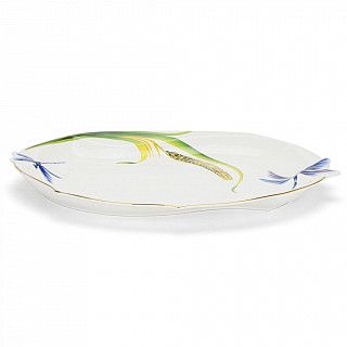 Блюдо DRAGON FLY 34,5х24,5х3,5см (фарфор)