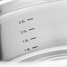 Кастрюля IRON ELEGANCE 20х12 см / 3,3 л со стеклянной крышкой (нер