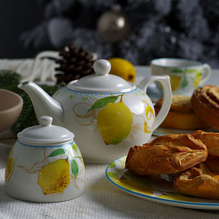 Заварочный чайник CAPRI 1,25л (фарфор)