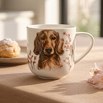 Кружка фарфоровая 380 мл Dogs арт. 16136