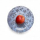 Тарелка стеклянная 21 см New Year blue