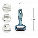 Нож для чистки овощей с 3 различными лезвиями Y-форма (нерж. сталь)