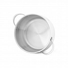 Кастрюля CASSIA 20x12 см / 3,6л со стеклянной крышкой (нерж.сталь)