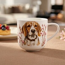 Кружка фарфоровая 380 мл Dogs арт. 16138