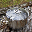 Кастрюля MONICA 20x11.5 см / 3.6 л со стеклянной крышкой