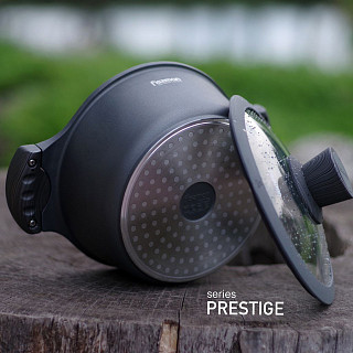 Кастрюля PRESTIGE 24x11,5 см /4,3  л с крышкой (алюминий) Кастрюля PRESTIGE 24x11,5 см /4,3  л с крышкой (алюминий)