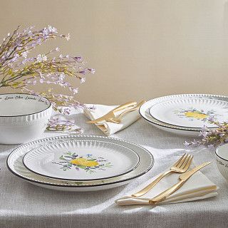 Набор из 2 тарелок PROVENCE 21 см (фарфор)