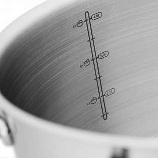 Кастрюля PLATINO 22x12,5 см / 4,4л со стеклянной крышкой (нерж.стал Кастрюля PLATINO 22x12,5 см / 4,4л со стеклянной крышкой (нерж.стал