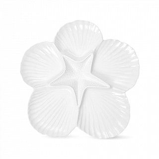 Менажница SEA SHELL 32см (фарфор)