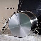 Кастрюля TAHARA 26x17 см / 9,0 л с крышкой (нерж. сталь)