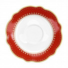 Набор из 2 чашек CHRISTMAS EVE 250 мл с блюдцами цвет красный (фар