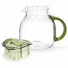 Кувшин стеклянный для горячих и холодных напитков 1,5л