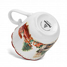 Набор из 2 кружек CHRISTMAS EVE 350 мл цвет красный (фарфор)