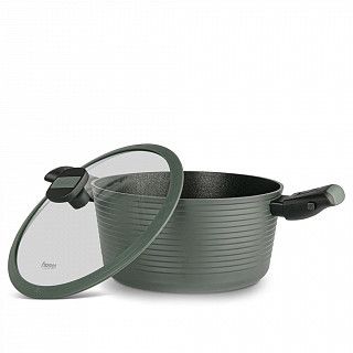 Кастрюля BRILLIANT 24x12см / 4,5л со съемными ручками (алюминий)