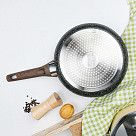 Сковорода для жарки GRANDEE STONE 26x5,8 см (алюминий)