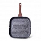 Квадратная сковорода-гриль DAKJJIM 28x4,5 см (алюминий)