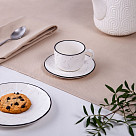 Чашка ART DECO 120мл с блюдцем (фарфор)