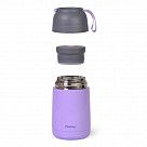 Термос для пищи 620мл (нерж.сталь), цвет Сиреневый