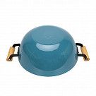 Кастрюля SEAGREEN 32x12,5см / 8л. со стеклянной крышкой (эмалирован