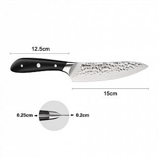Поварской нож HATTORI 16см hammered (420J2 сталь) Поварской нож HATTORI 16см hammered (420J2 сталь)