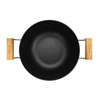 Кастрюля SEAGREEN 28x12см / 6л. со стеклянной крышкой (эмалированны