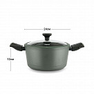 Кастрюля BRILLIANT 24x12см / 4,5л со съемными ручками (алюминий)