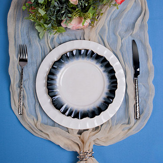 Набор из 2 тарелок GALACTIC WAVES 21 см (фарфор)