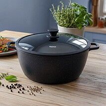 Кастрюля из литого алюминия D 32 см H 14,5 см 9,9 л Nord stone