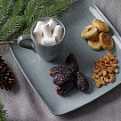 Тарелка квадратная JOLI керамическая 26,5см