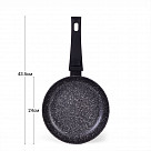 Сковорода FIORE 24x4,9см со съемной ручкой (алюминий)