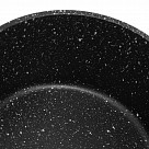 Ковш FILOMENA 16x8см / 1,2 л со стеклянной крышкой (алюминий)