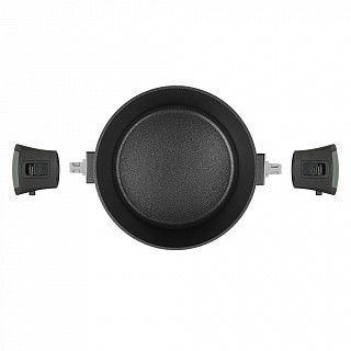 Кастрюля BRILLIANT 24x12см / 4,5л со съемными ручками (алюминий)