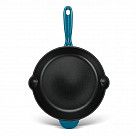 Сковорода для жарки 26x4,5см с вспомогательной ручкой (эмалированны